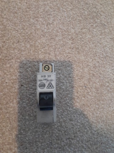 Wylex amp type m9 mcb - 30,