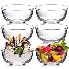 Set of 6 Small Glass Dessert