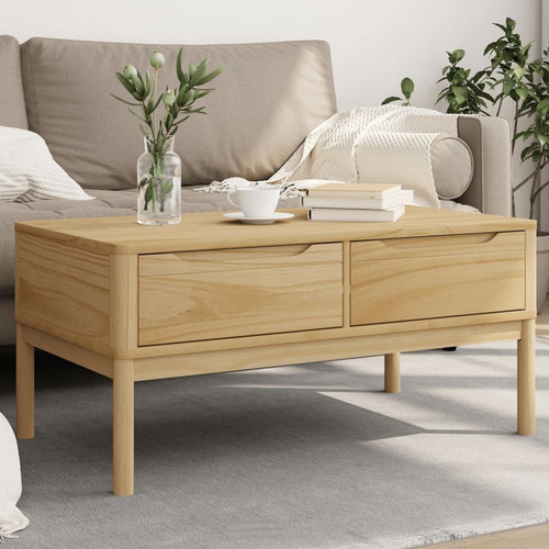 Coffee table floro - coffee, brown