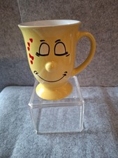 Vintage Happy Funny Face Mug With 3d Nose used Condition 