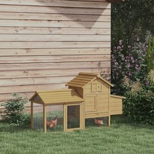Garden Small Chicken Poultry Coop Hen Cage House Nesting Box Outdoor Run Shelter