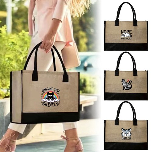 New jute shopper - new, bag