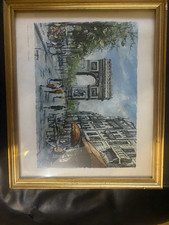 vintage print of Paris -