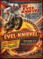 See evel knievel - evel, look