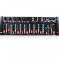 9 Channel Mixer 19 inch Rack
