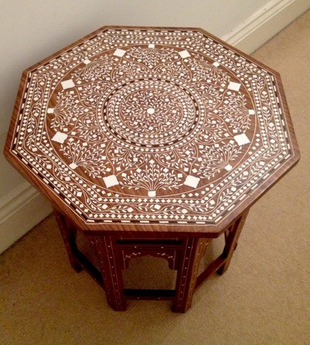 Indian octagonal table side - table, /side