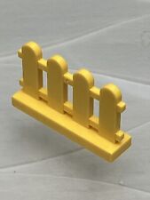 LEGO Yellow Fence 1 x 4 x 2 Paled (Picket) 33303 B93. Good Condition. Free P&P