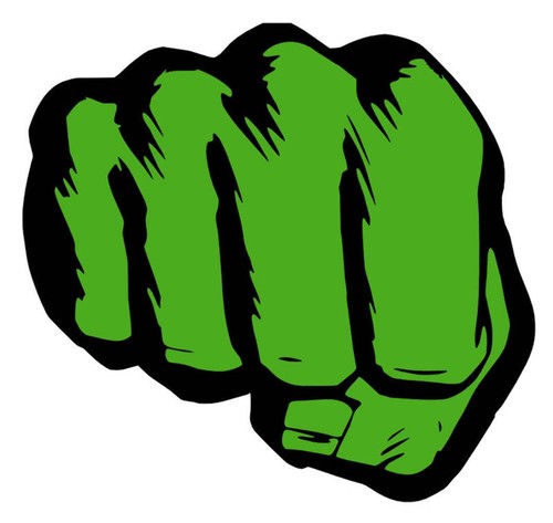 Hulk fist coloured vinyl - hulk,
