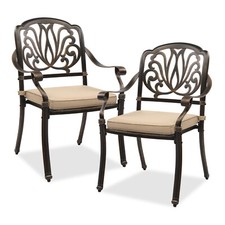 Patio Dining Chair Set of 2