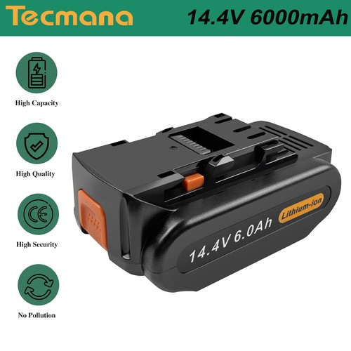 6000mah ion battery - 14.4v, li-ion