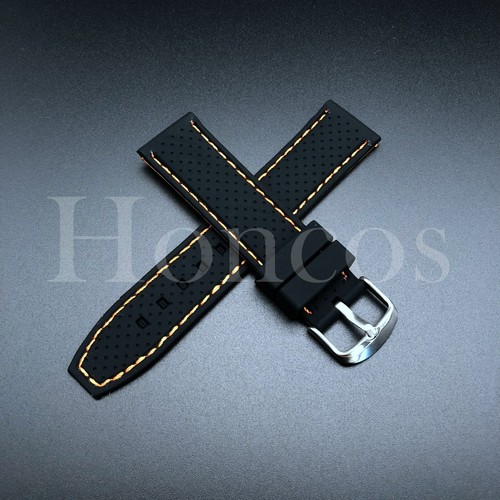 Black orange titching - orange,