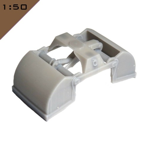 Printed open grab bucket - printed,