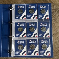 9 X RAF Royal Air Force 50p