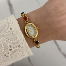 Gold plated multicoloured