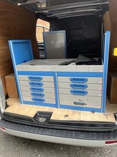 3 units Bri-stor Van Racking Cabinet Drawers Shelf. Shelving 