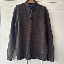 Hammond &Co Mens Lambswool 1/2 Zipped Jumper