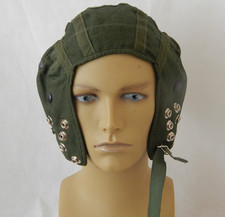 Ex RAF Type G Cloth Green Flying Helmet, Size 1, New [1R7D]