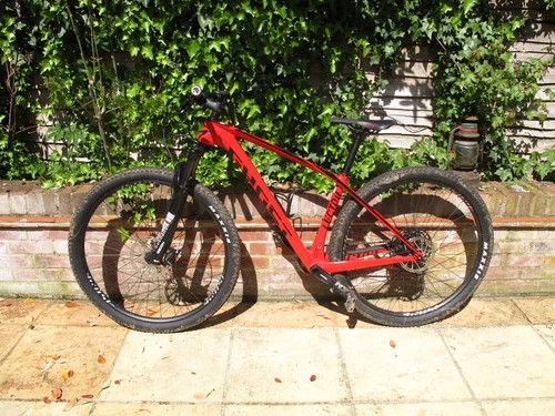 Carbon frame mountain bike - mountain,