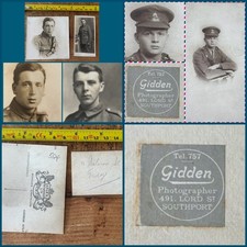 3x Antique WW1 Real Photos Of