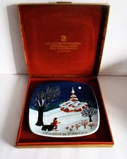 Royal Doulton, Beswick, CHRISTMAS IN BULGARIA Plate, In Box