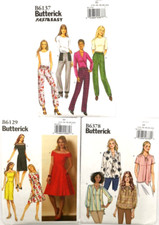 3x Butterick Sewing Patterns