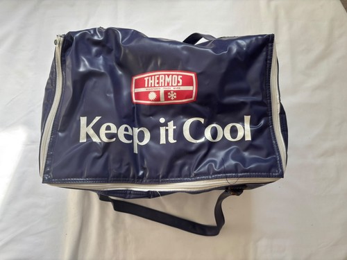 Thermos vintage dark blue - blue, keep