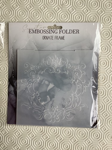 Signature embossing folder - embossing,