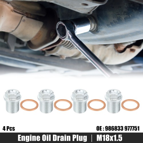 4pcs m18x1 engine - 4pcs, drain