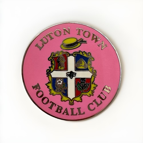 Luton town pink crest - fc,