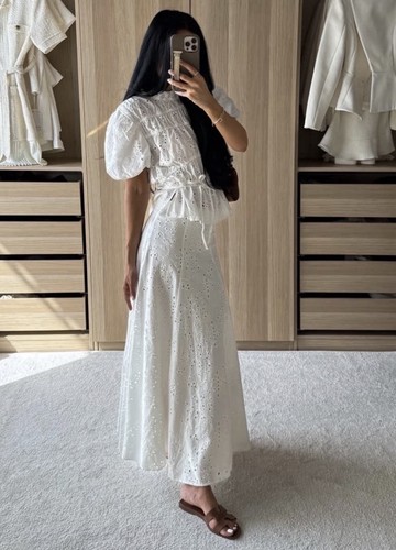 Bnwt zara white cutwork - bnwt,