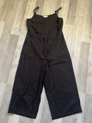 Fat face black linen viscose - face,