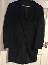 Mens Tailcoat, Black, 100%