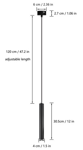Modern cylinder pendant - cylinder, led