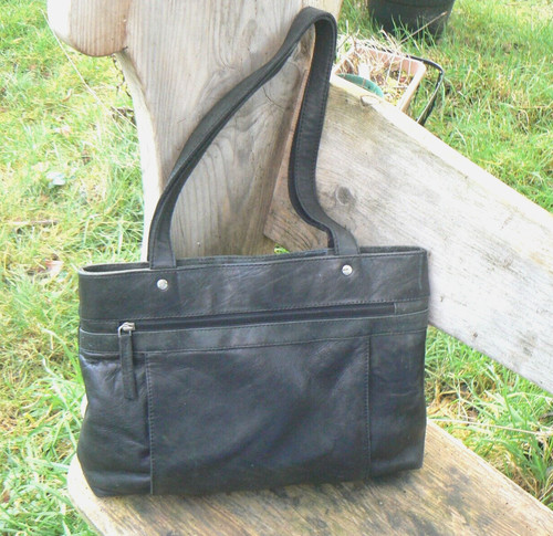 Rowallan large black leather - rowallan,