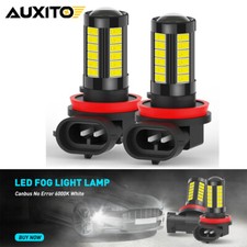 2Pcs AUXITO White LED Fog