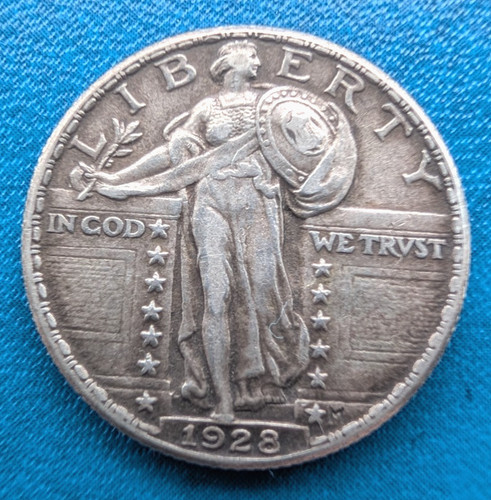 1928 usa silver quarter - 1928,
