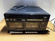 Sanyo DCX W10 Stereo Twin Cassette Midi System Radio Tuner
