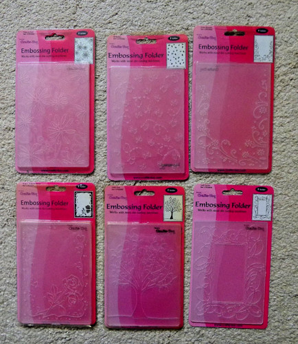 Set embossing folders by - 6,