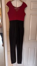 Ladies Black & Burgundy Front