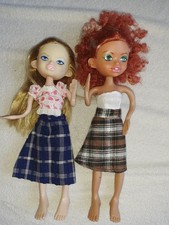2x We Teens RARE Wilco Bold Dolls Flexible Bendy Body Vintage- Bratz Barbie type