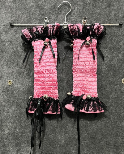 Hulakula pink satin lace arm - pink,