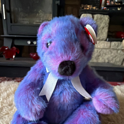 Beanie babies purplebeary - babies,