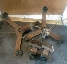 2 x Ceiling Light 3 Arm Mid