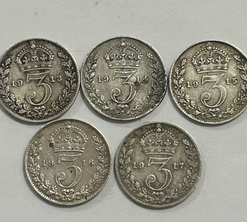 George silver threepence - v,