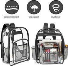 Clear Backpack Heavy Duty