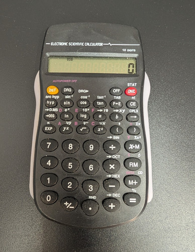 Scientific handheld calculator - scientific,