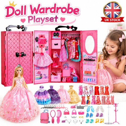50pcs barbie doll clothes - barbie,