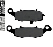 Brake Pads Set Galfer 2x FD174G1054 Semi-Metal front 8,5mm for Suzuki GSF