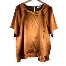 NWT Elvi Copper Metallic Short