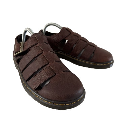 Martens textured brown - textured,